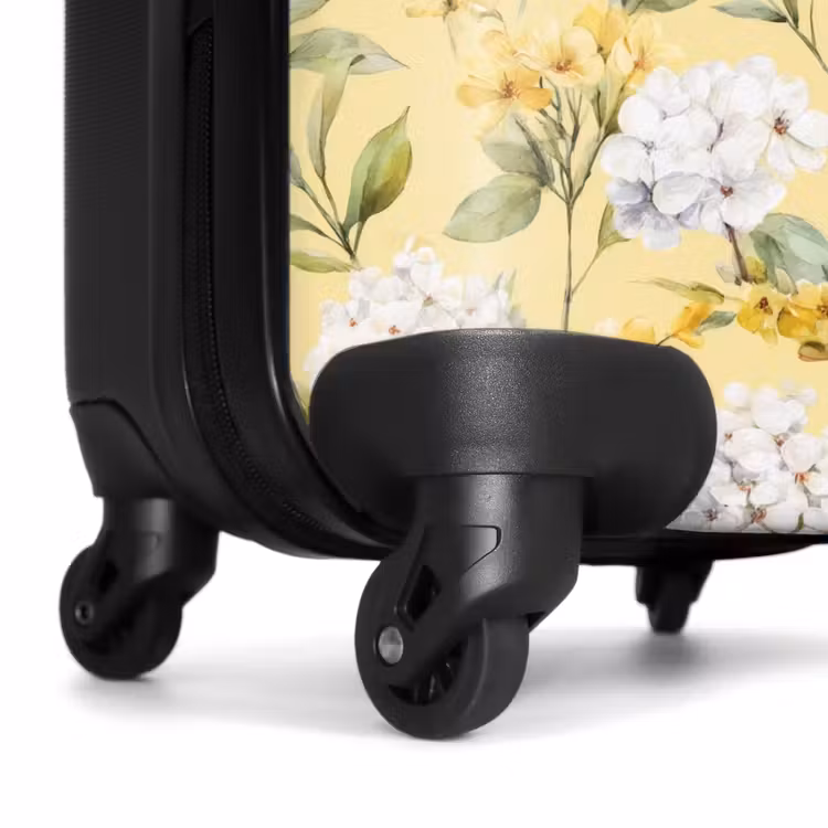 Suitcase - Blossom pattern yellow — 6