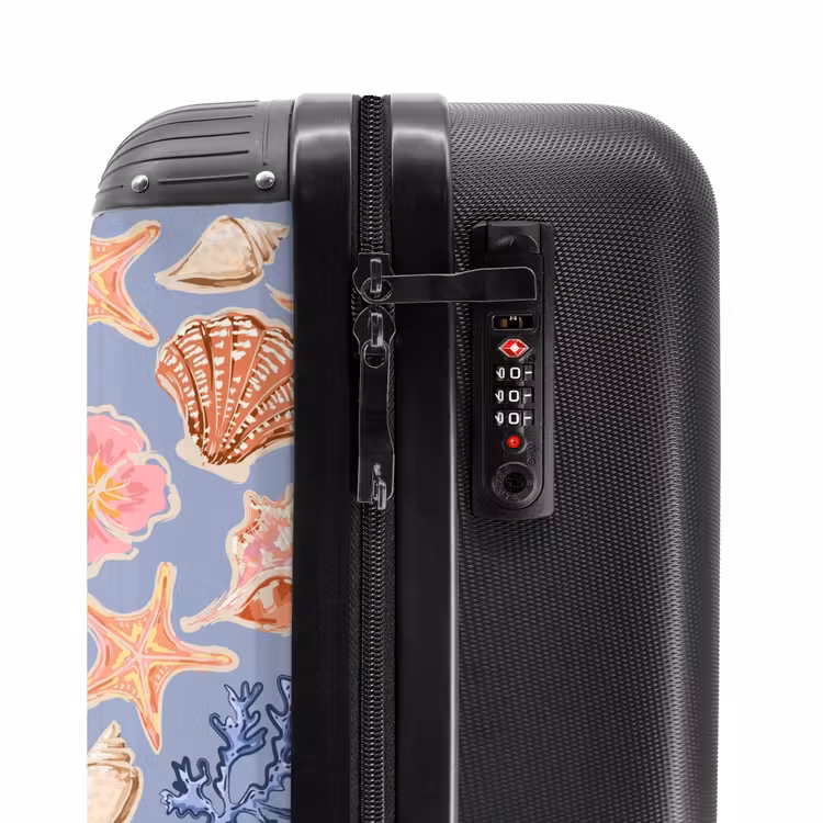 Suitcase - Blue shell pattern — 5