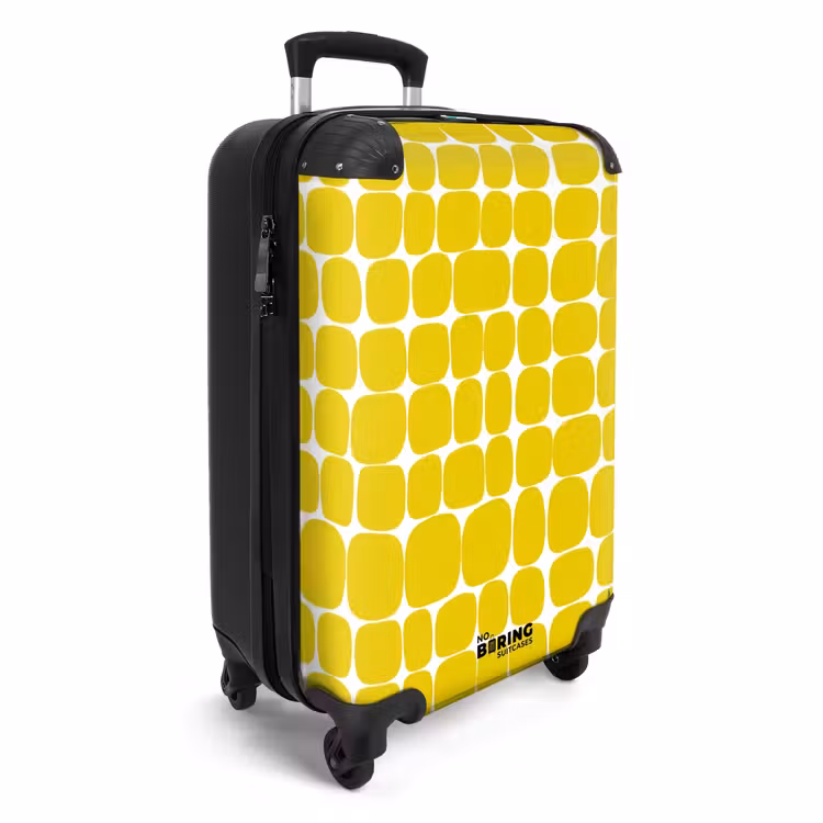 Suitcase - Dots - Modern - Yellow — 4