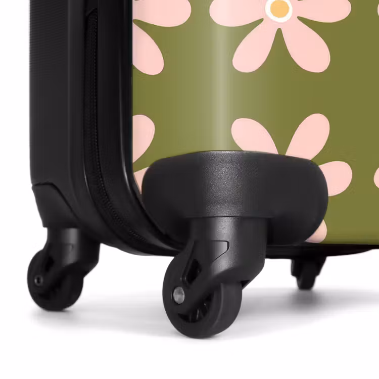 Suitcase - Flower - Modern - Green — 6