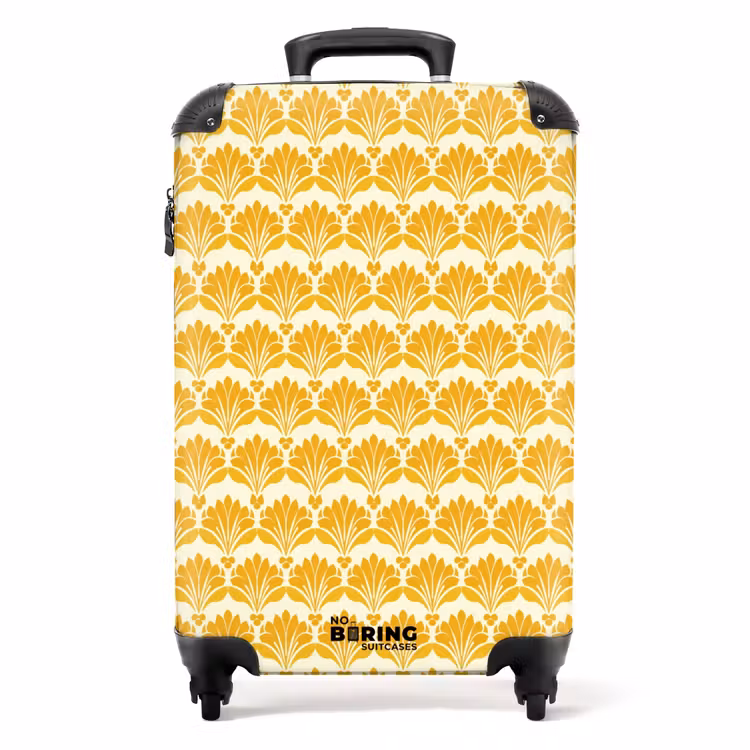 Suitcase - Pattern - Motif - Yellow — 1