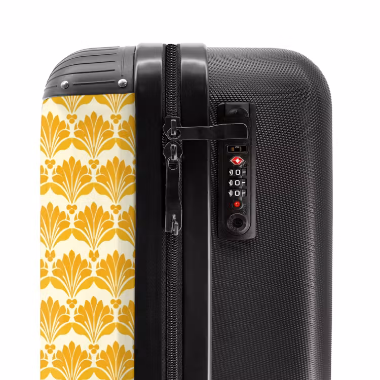 Suitcase - Pattern - Motif - Yellow — 5