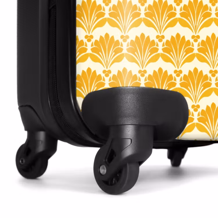 Suitcase - Pattern - Motif - Yellow — 6