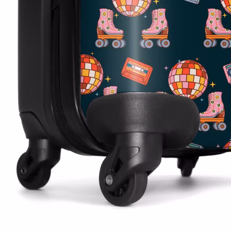 Suitcase - Retro disco 70s pattern colorful — 6