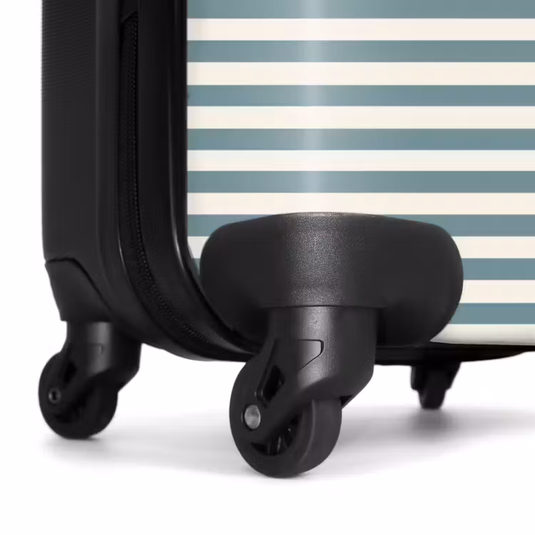 Suitcase - Stripes - Modern - Blue — 6