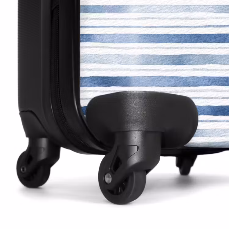 Suitcase - Stripes pattern blue — 6