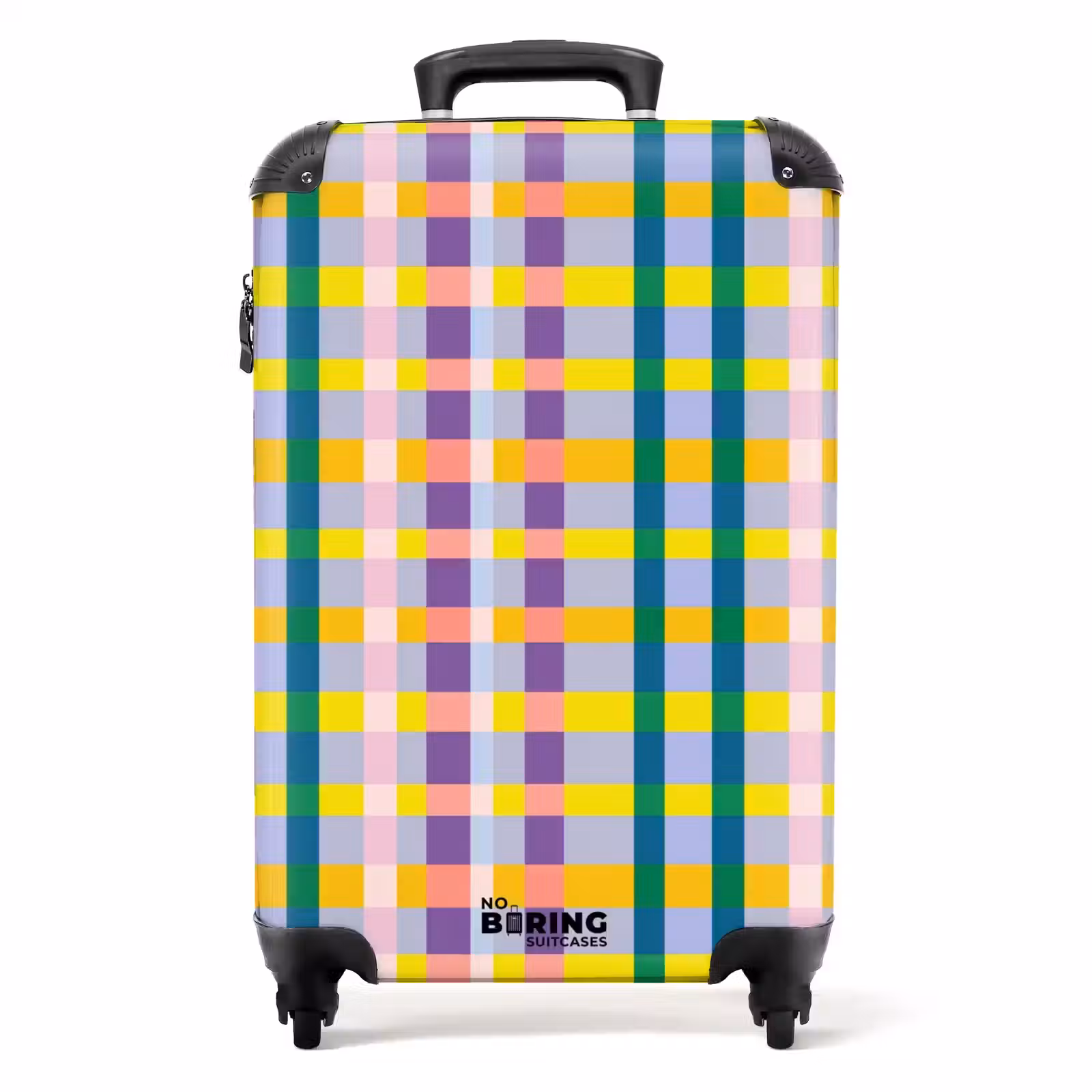 Suitcase - Plaid - Pattern - Colorful — 1