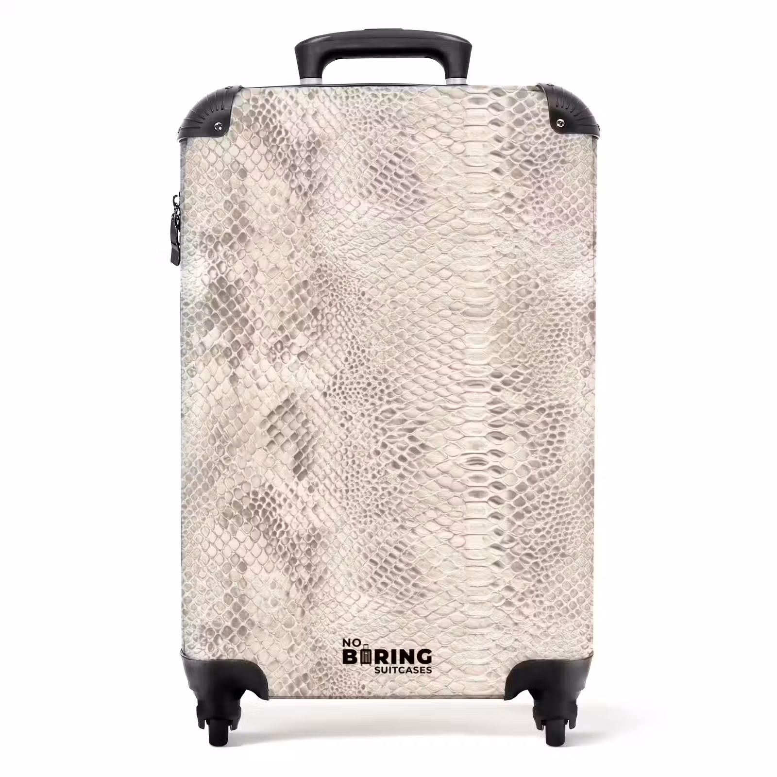 Suitcase - Snake - Pattern - Beige — 1