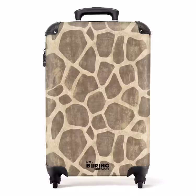 Suitcase - Giraffe - Classic - Brown — 1
