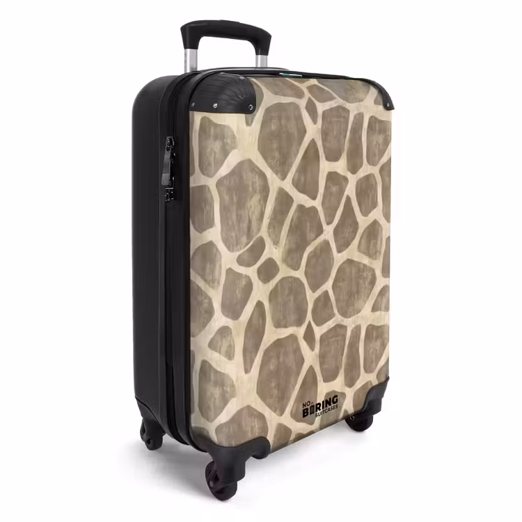 Suitcase - Giraffe - Classic - Brown — 4