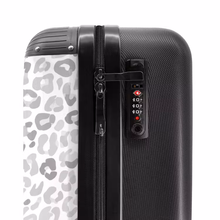 Suitcase - Leopard - Motif - Gray — 5