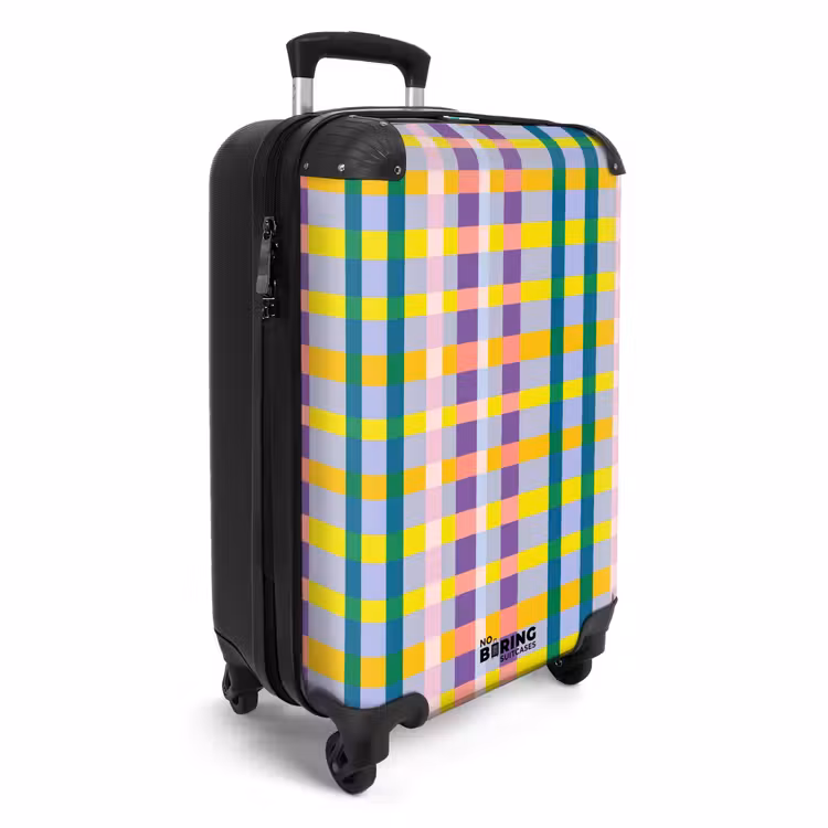 Suitcase - Plaid - Pattern - Colorful — 4