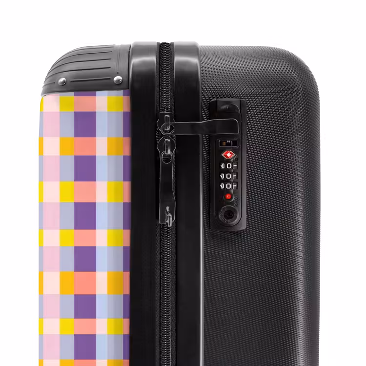 Suitcase - Plaid - Pattern - Colorful — 5