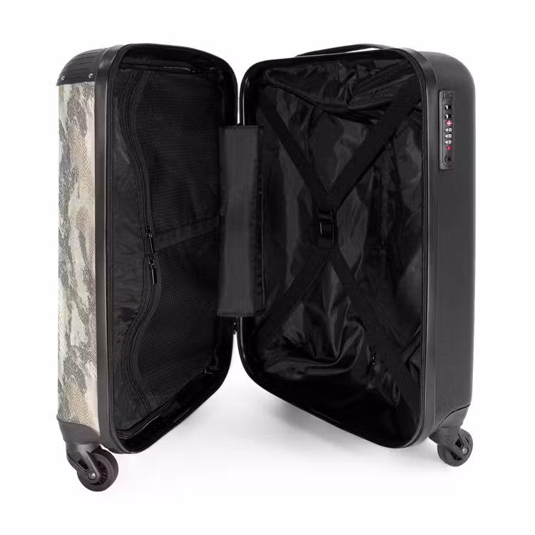 Suitcase - Snake - Pattern - Taupe — 3