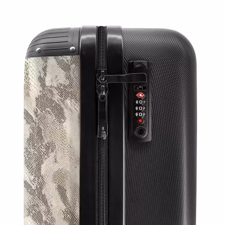 Suitcase - Snake - Pattern - Taupe — 5