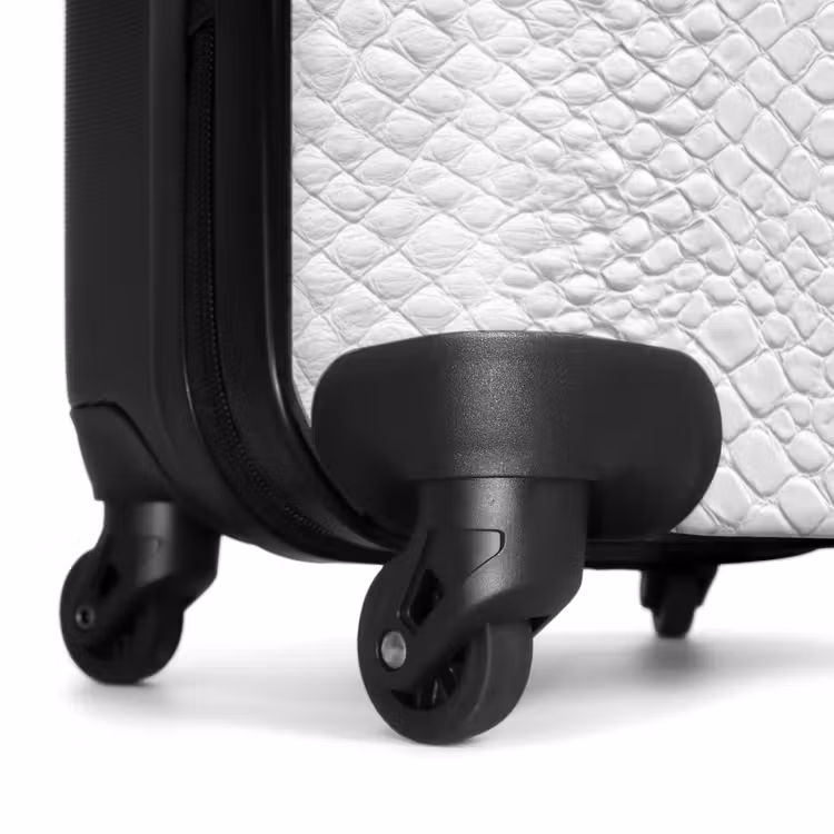 Suitcase - Snake - Pattern - White — 6