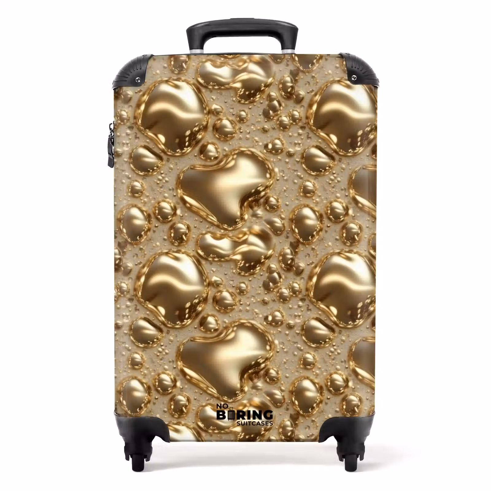 Suitcase - Droplets - Organic - Gold — 1