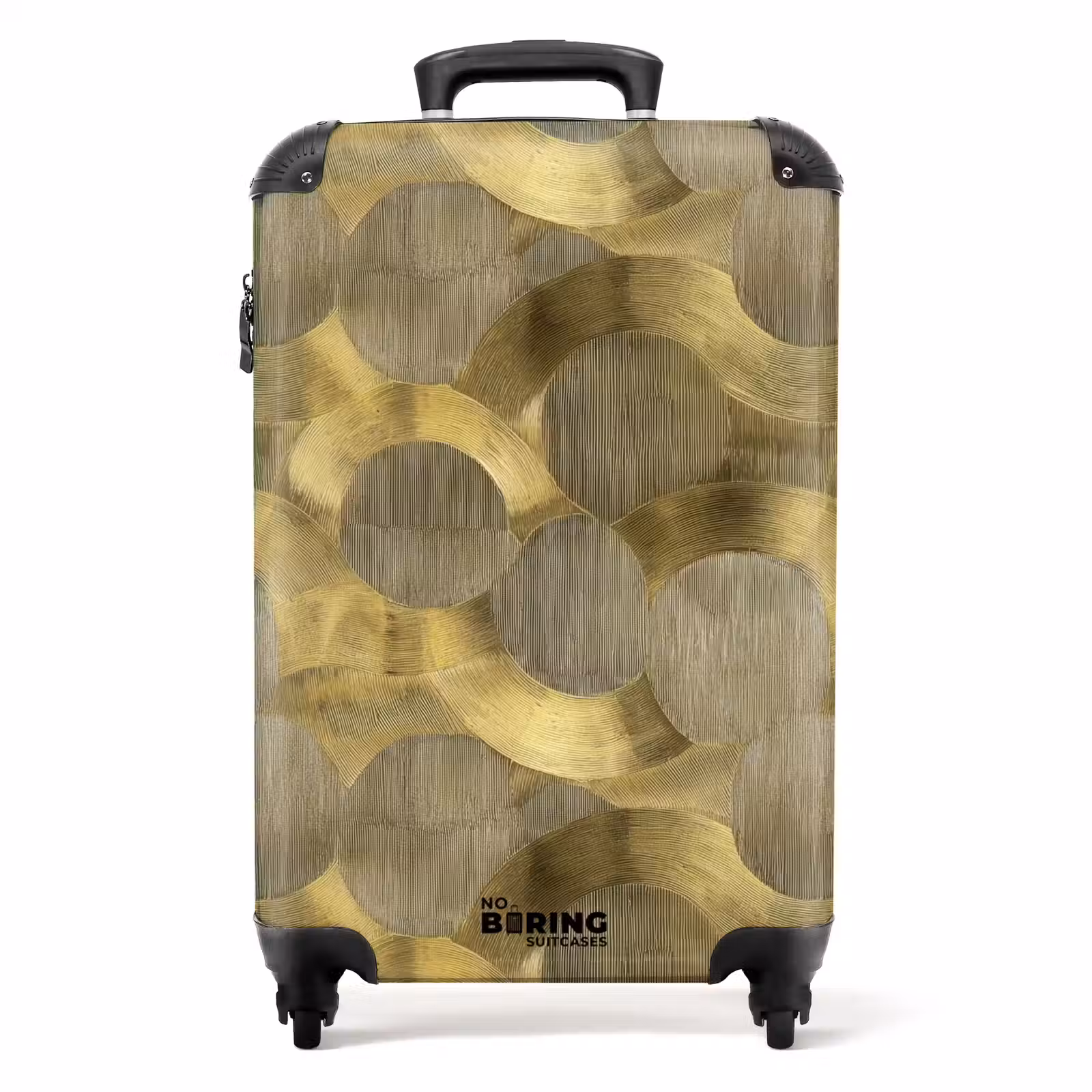 Suitcase - Modern - Geometric - Gold — 1
