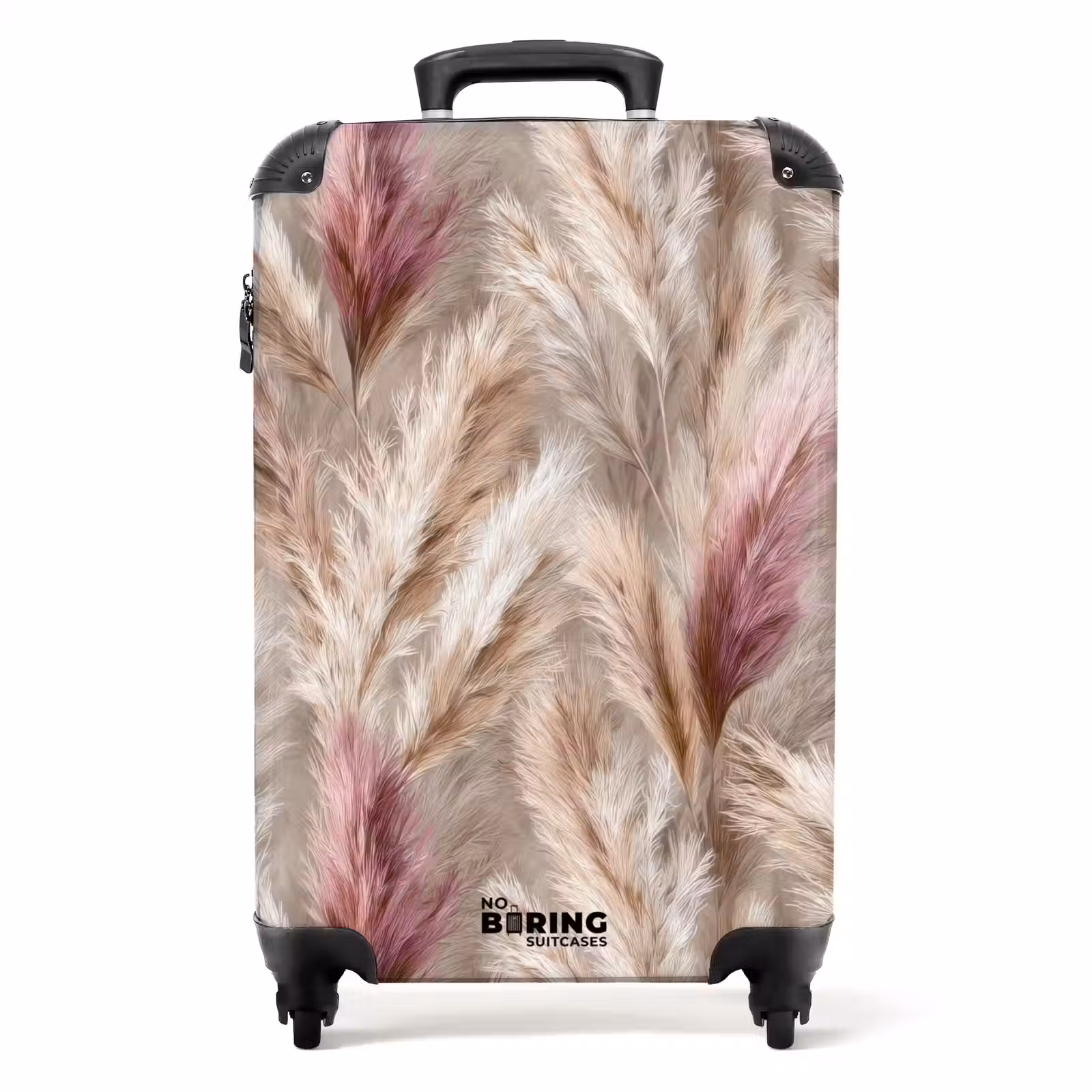 Suitcase - Pampas grass - Fluffy - Colorful — 1