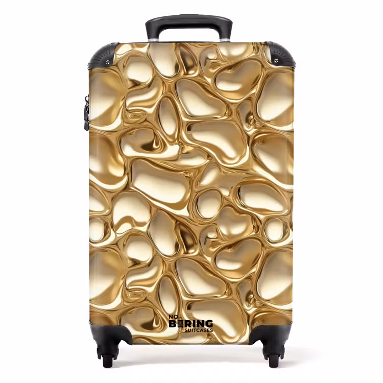 Suitcase - Abstract - Modern - Gold — 1