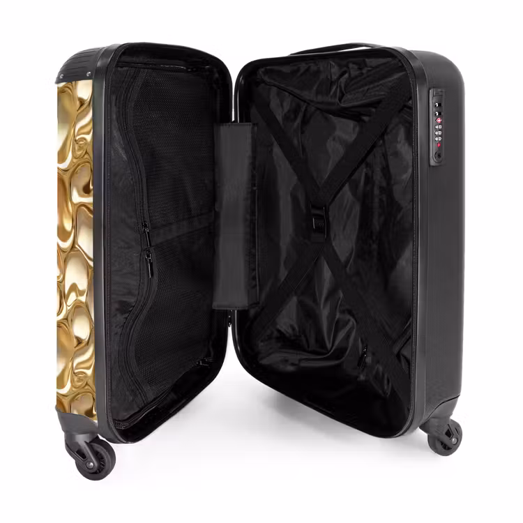 Suitcase - Abstract - Modern - Gold — 3