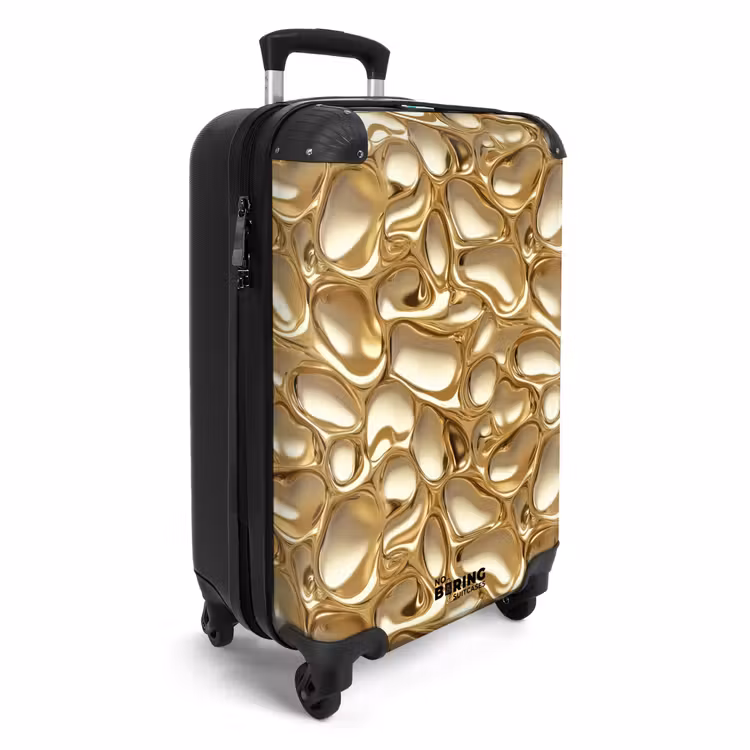 Suitcase - Abstract - Modern - Gold — 4