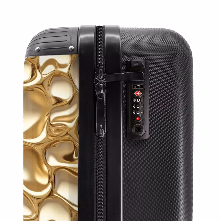 Suitcase - Abstract - Modern - Gold — 5