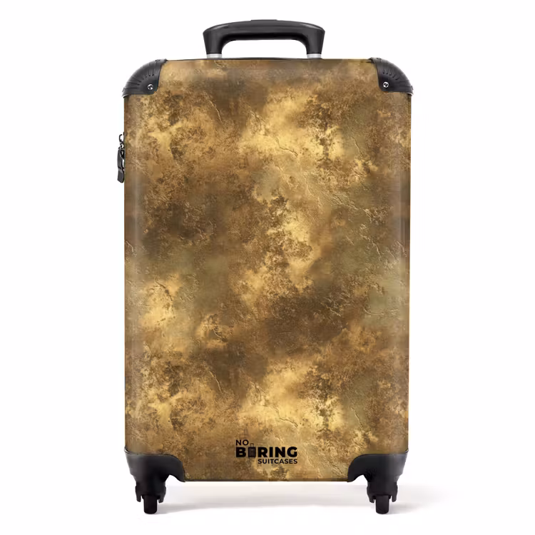 Suitcase - Antique - Metallic look - Gold — 1