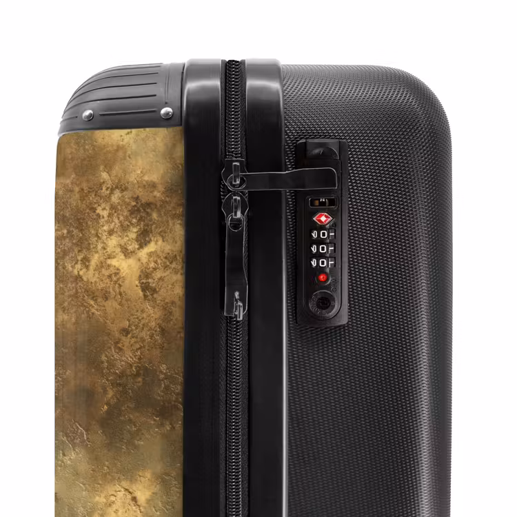 Suitcase - Antique - Metallic look - Gold — 5