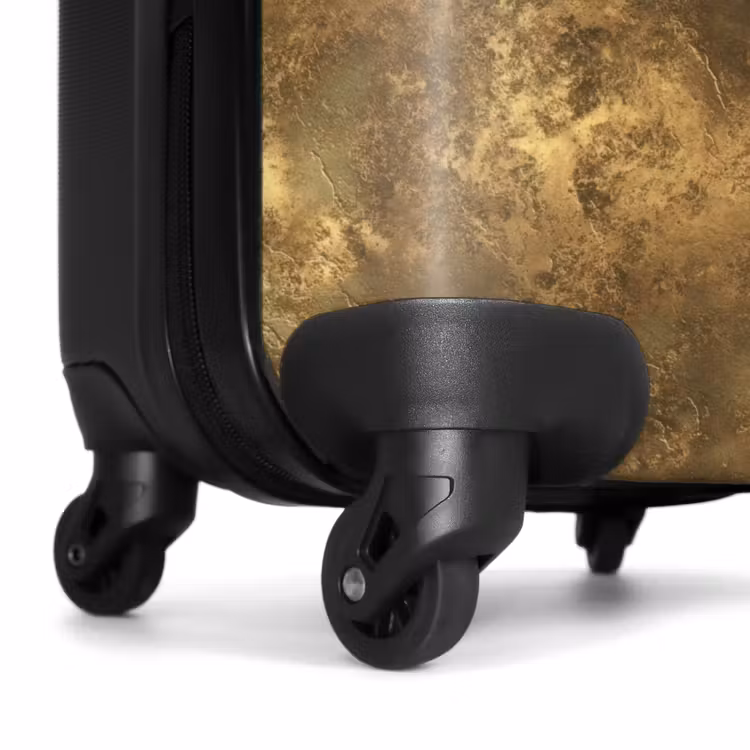 Suitcase - Antique - Metallic look - Gold — 6