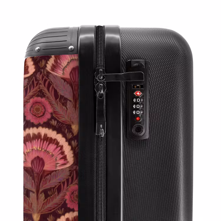 Suitcase - Antiques - Flowers - Colorful — 5