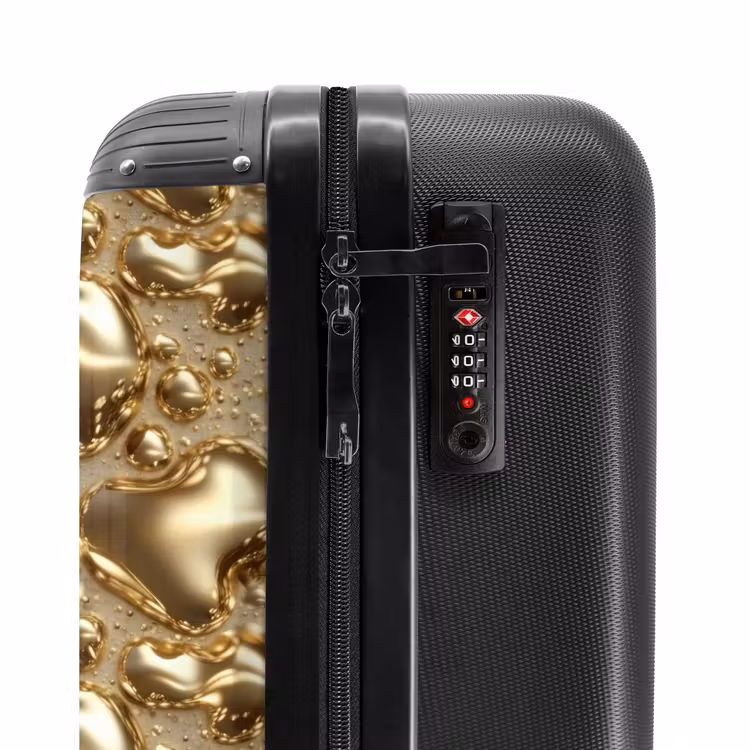 Suitcase - Droplets - Organic - Gold — 5