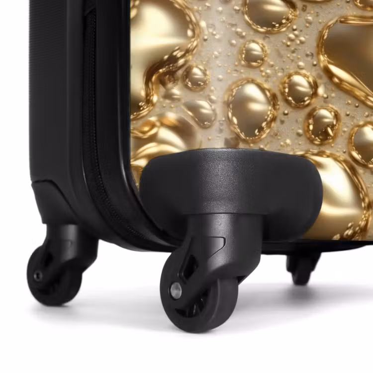 Suitcase - Droplets - Organic - Gold — 6
