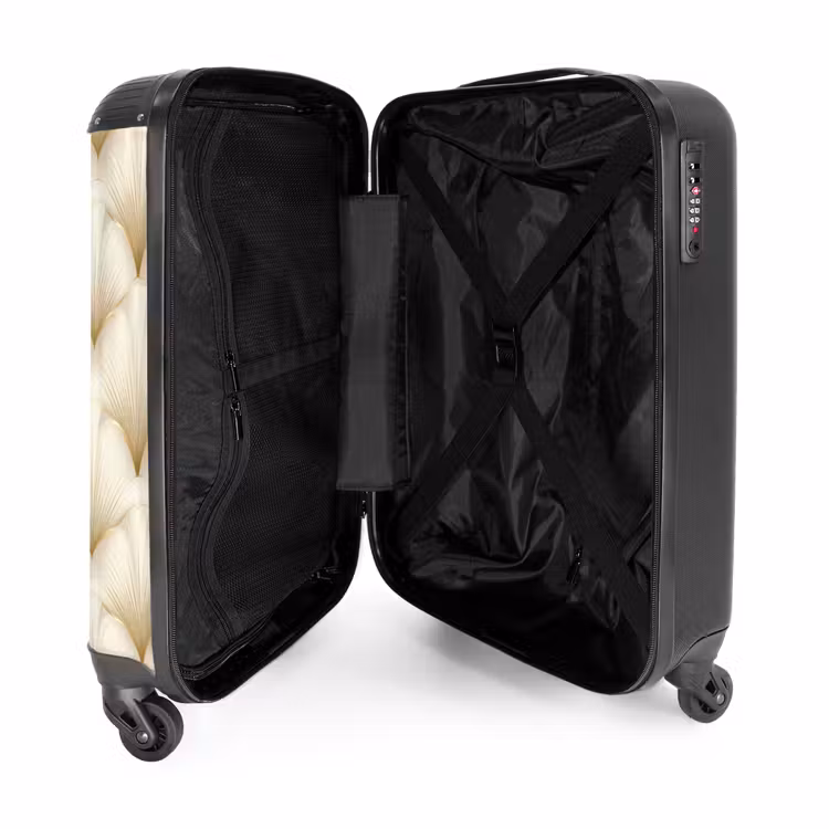 Suitcase - Fan - Motif - Gold — 3