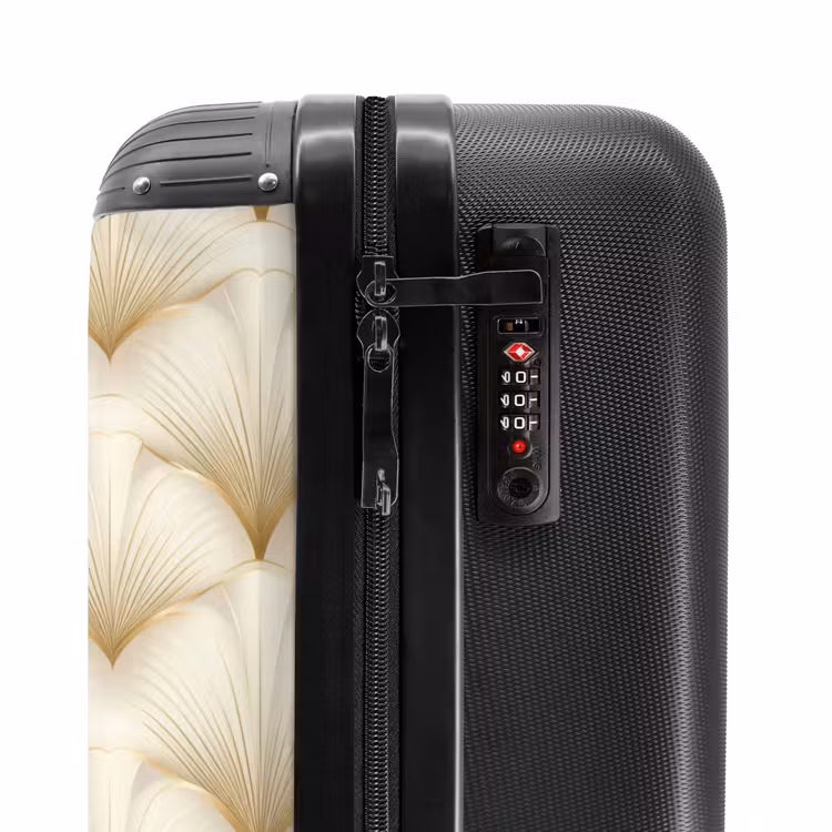 Suitcase - Fan - Motif - Gold — 5