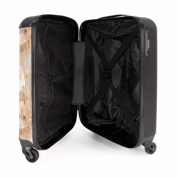 Suitcase - Flowers - artistic - Gold — 3