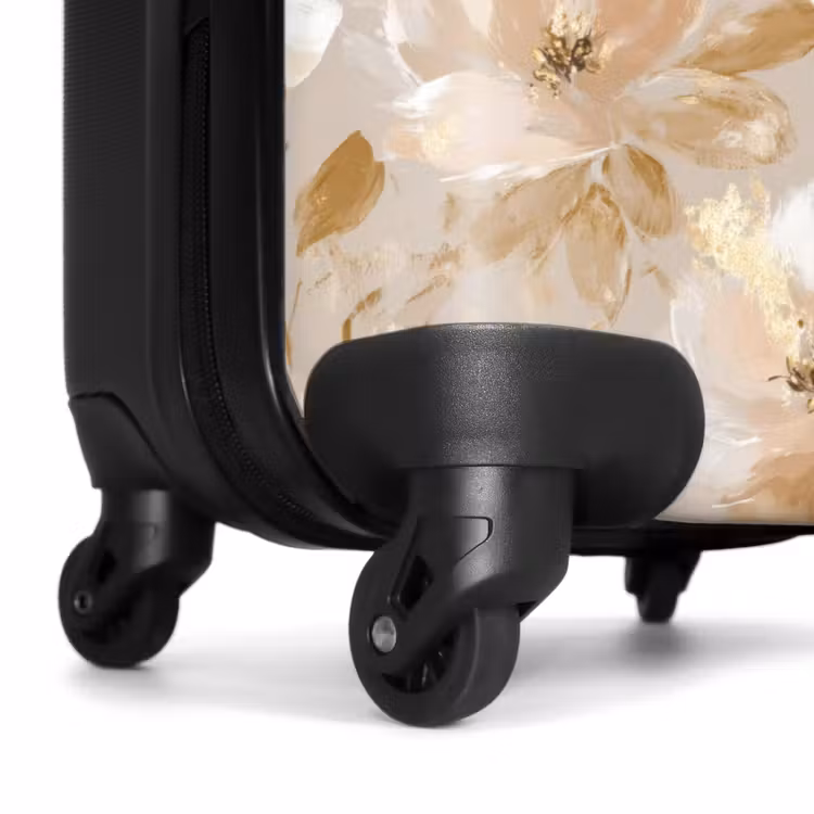 Suitcase - Flowers - artistic - Gold — 6
