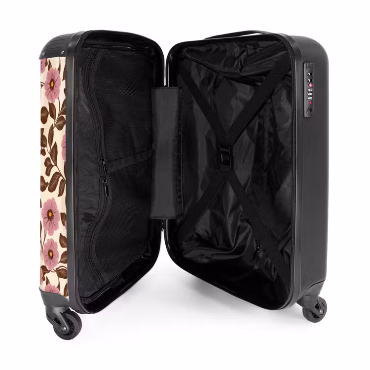 Suitcase - Flowers - Leaves - Colorful — 3