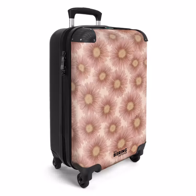 Suitcase - Gerbera - Flowers - Pink — 4