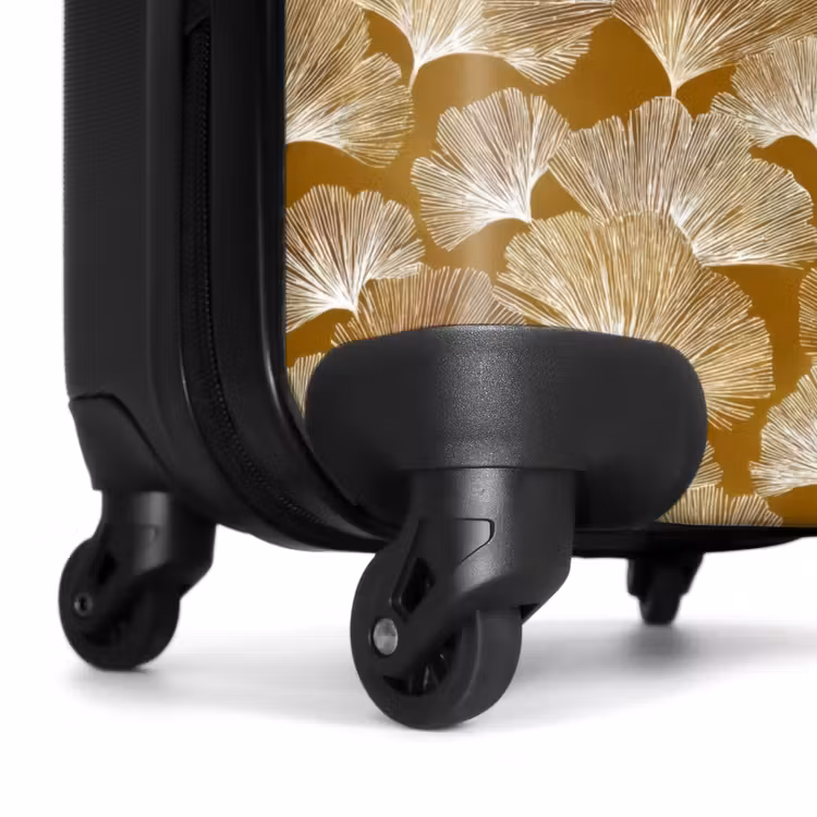 Suitcase - Ginkgo - Leaves - Gold — 6
