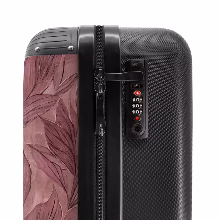 Suitcase - Leaves - Pattern - Purple — 5