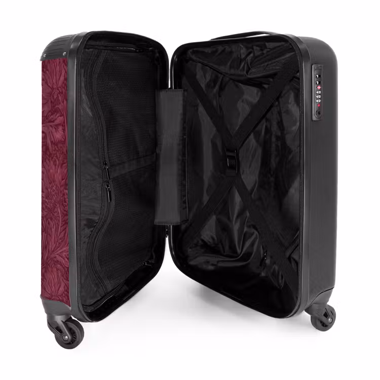 Suitcase - Leaves - Pattern - Purple — 3