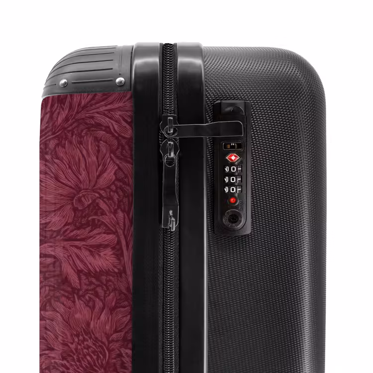 Suitcase - Leaves - Pattern - Purple — 5