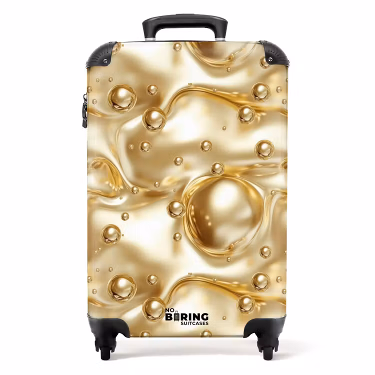 Suitcase - Liquid - Drops - Gold — 1