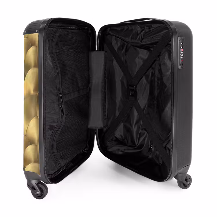 Suitcase - Modern - Circle - Gold — 3