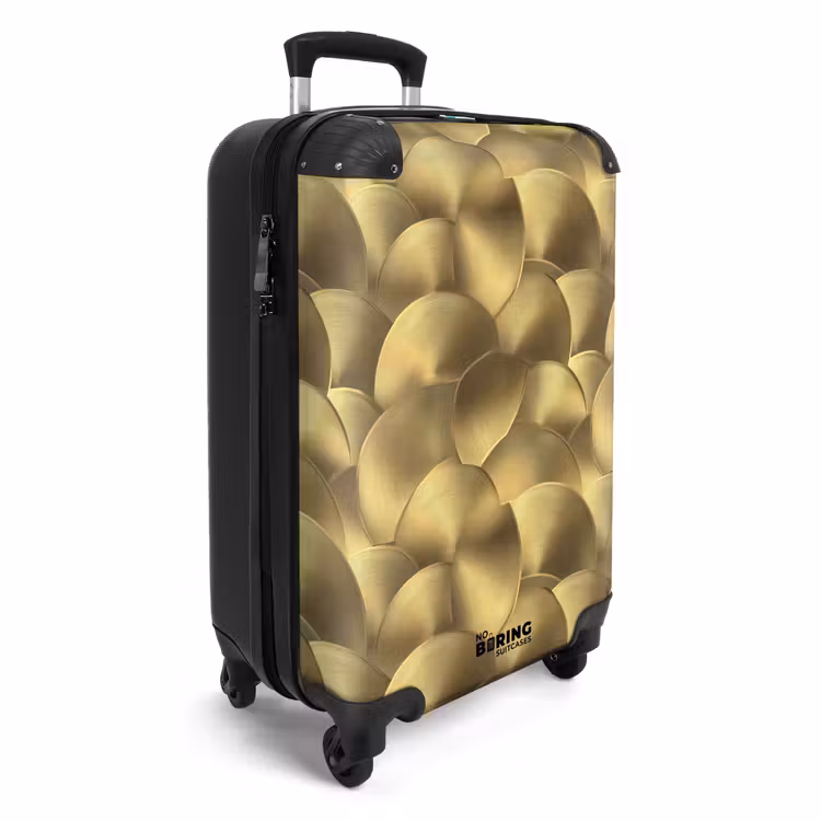 Suitcase - Modern - Circle - Gold — 4