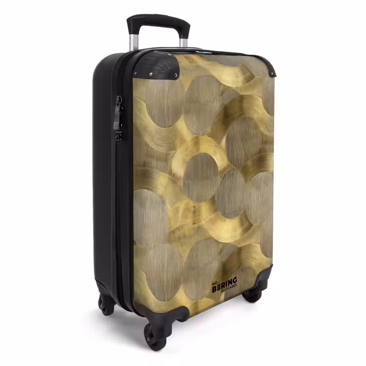 Suitcase - Modern - Geometric - Gold — 4