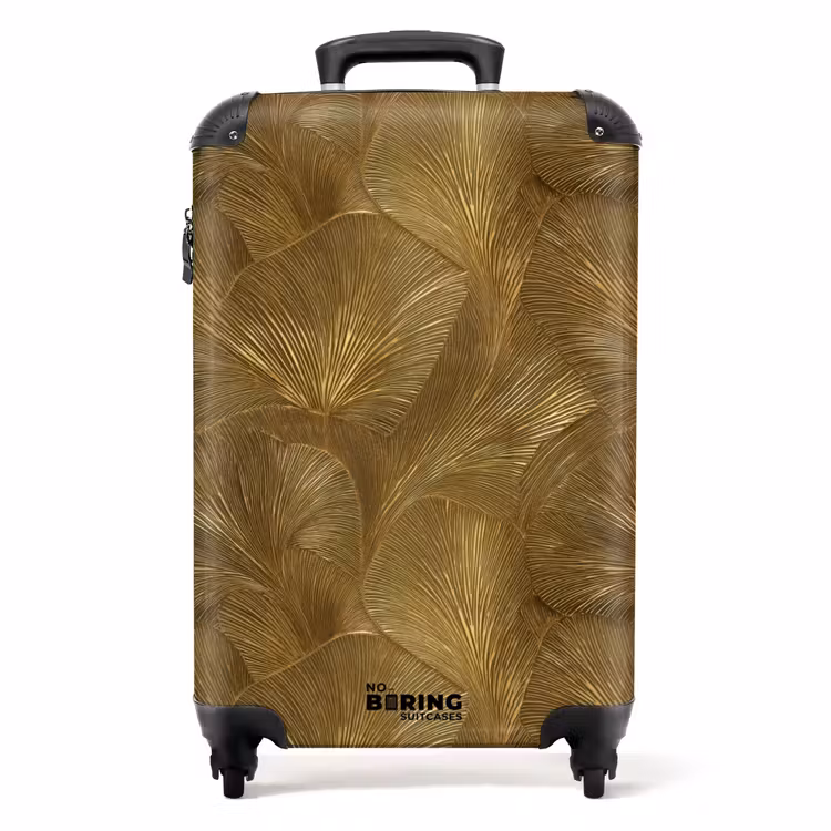 Suitcase - Organic - Lines - Gold — 1