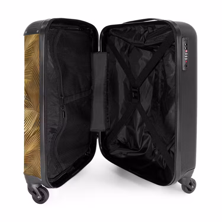Suitcase - Palm - Fan - Gold — 3