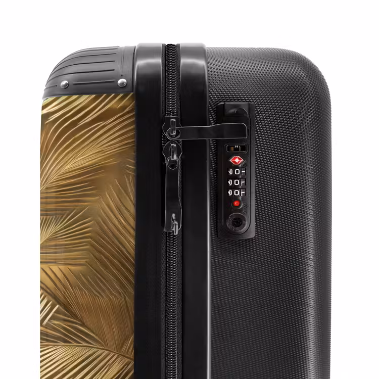 Suitcase - Palm - Fan - Gold — 5